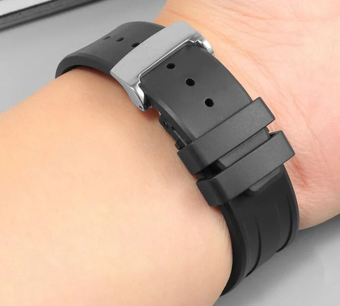 Resin Rubber Silicone Watch Strap. Waterproof and durable, offering a flexible and comfortable fit. Perfect for sports a — photo 2