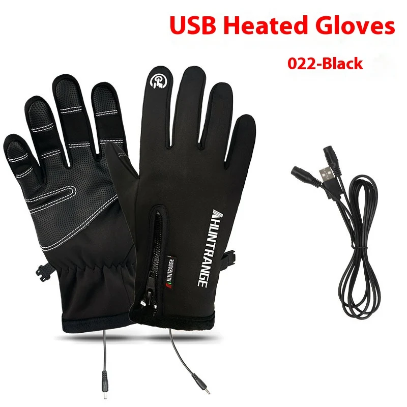 USB Electric Heated Gloves Winter Outdoors Sports Skiing Warm Waterproof Non-slip Protection — photo 19