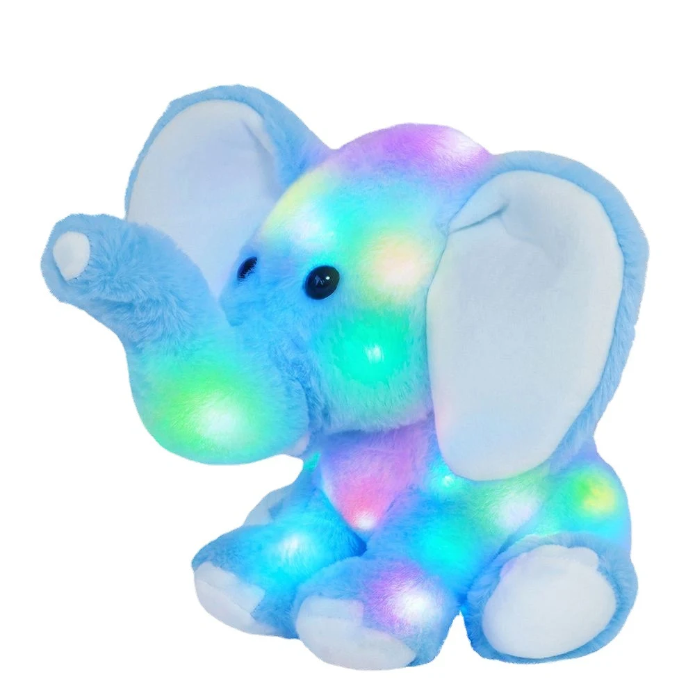 Pelúcia musical de elefante para bebês, sentada, ideal para abraçar e brincar. Um amigo macio e seguro para crianças pequenas. — foto 3