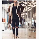 Winter Hot Style Faux Deerskin Polar Fleece Long Warm Coat, perfect for cold weather, keeping you warm and comfortable a — photo 2