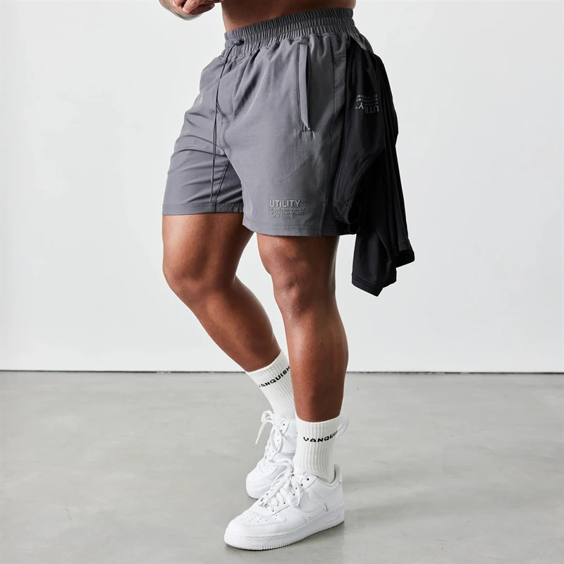 Title 3, Running workout shorts, quick-drying, breathabl...