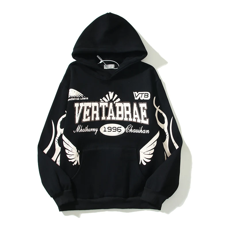 Moletom com capuz retrô vintage casual masculino. Conforto e estilo para o dia a dia. Ideal para um visual despojado e cheio de personalidade. — foto 1