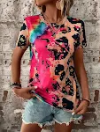 Rose Red Leopard Dot