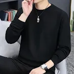 Casaco folgado de moda para casais, roupas confortáveis de rua. Crie looks combinando com estilo moderno e descontraído para você e seu par. — foto 5