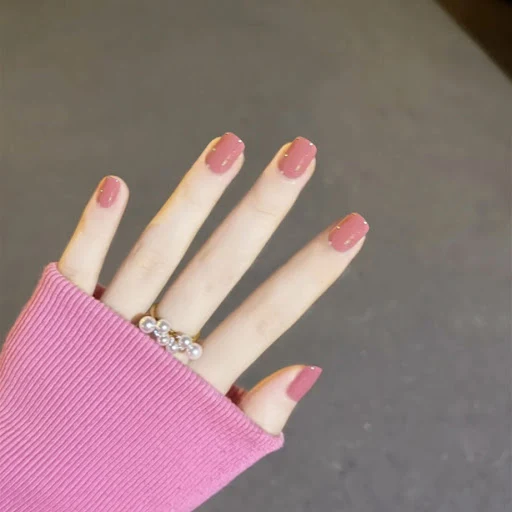 Title 6, Womens Fashion Simple Solid Color Fake Nail Pa...
