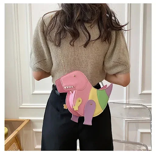 Title 19, Bolsa mensageiro T-Rex engraçada e fashion, com...