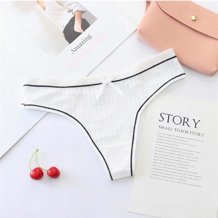 Title 3, Sexy Breathable Striped Womens Underwear Seaml...