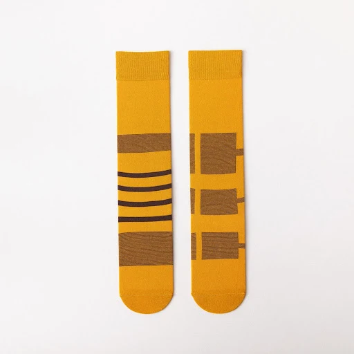 Title 9, AB asymmetric pile socks for ultimate foot comf...