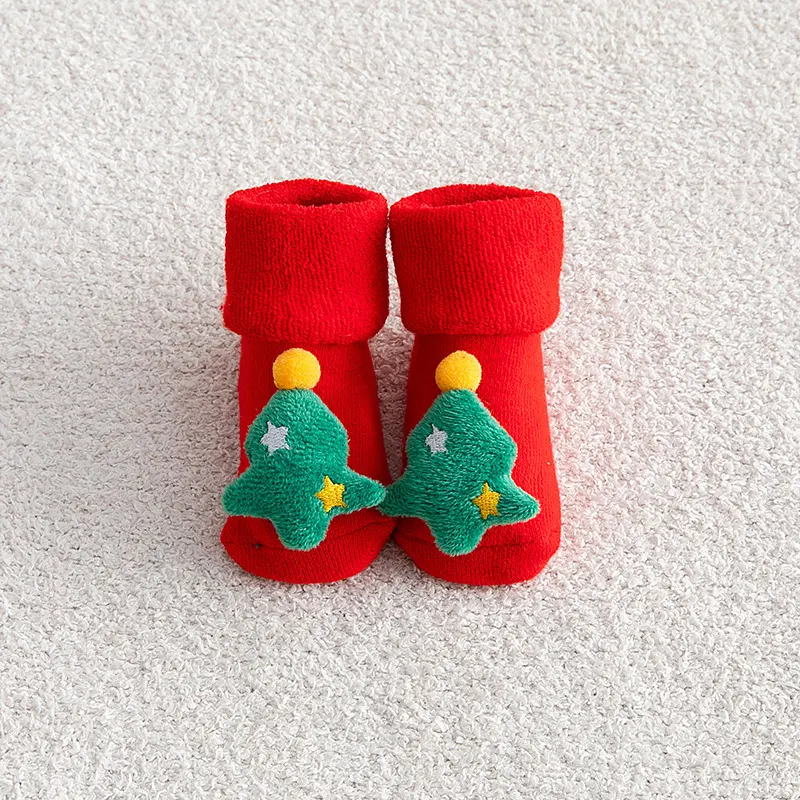 Title 8, Kerst antislip gestippelde rubberen vloersokken