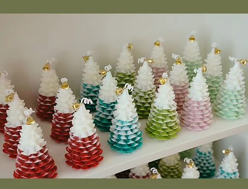 Title 12, El Yapımı Noel Mumları Kokulu Hediye Süs Aromat...