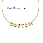Colar DIY Personalizado de Aço Inoxidável com Letra Inglesa – Crie um colar único com sua inicial ou nome, elegante e resistente. — foto 10