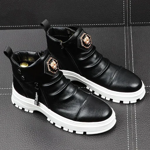 Title 9, Martin Boots High-Top Pi Yinglun Trend Cowboy. ...