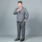 Gray 1buckle free tie