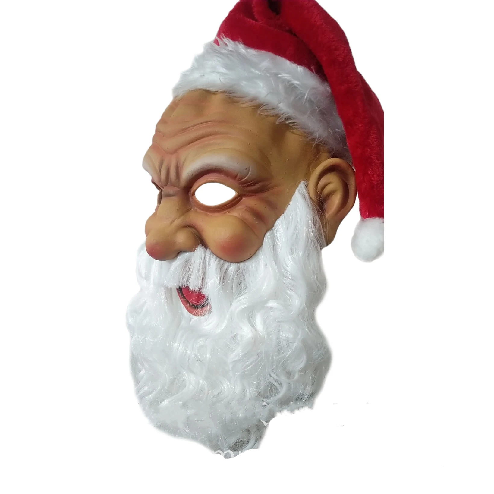 Title 2, Santa Claus Wig Beard Mask Set for a realistic ...