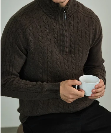 Pure Wool Twisted Sweater providing exceptional warmth and comfort. Soft, durable, and perfect for everyday wear in the — photo 2