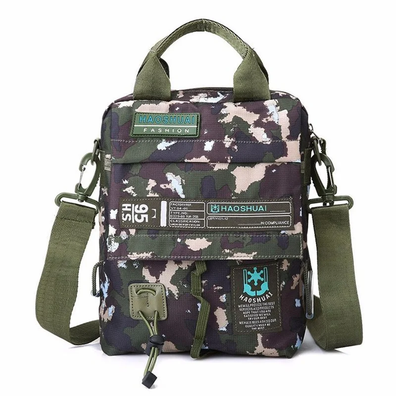 Bolsa de ombro de nylon masculina, mensageiro para atividades ao ar livre, mochila pequena, prática, leve e ideal para o dia a dia. — foto 5