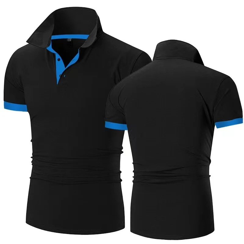 Title 9, Mens Short-sleeved Fashion Polo Shirt Breathab...