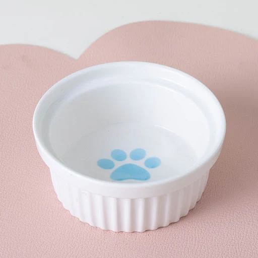Title 11, Ceramic Double Cat Bowl Water Bowl Tall Diagona...