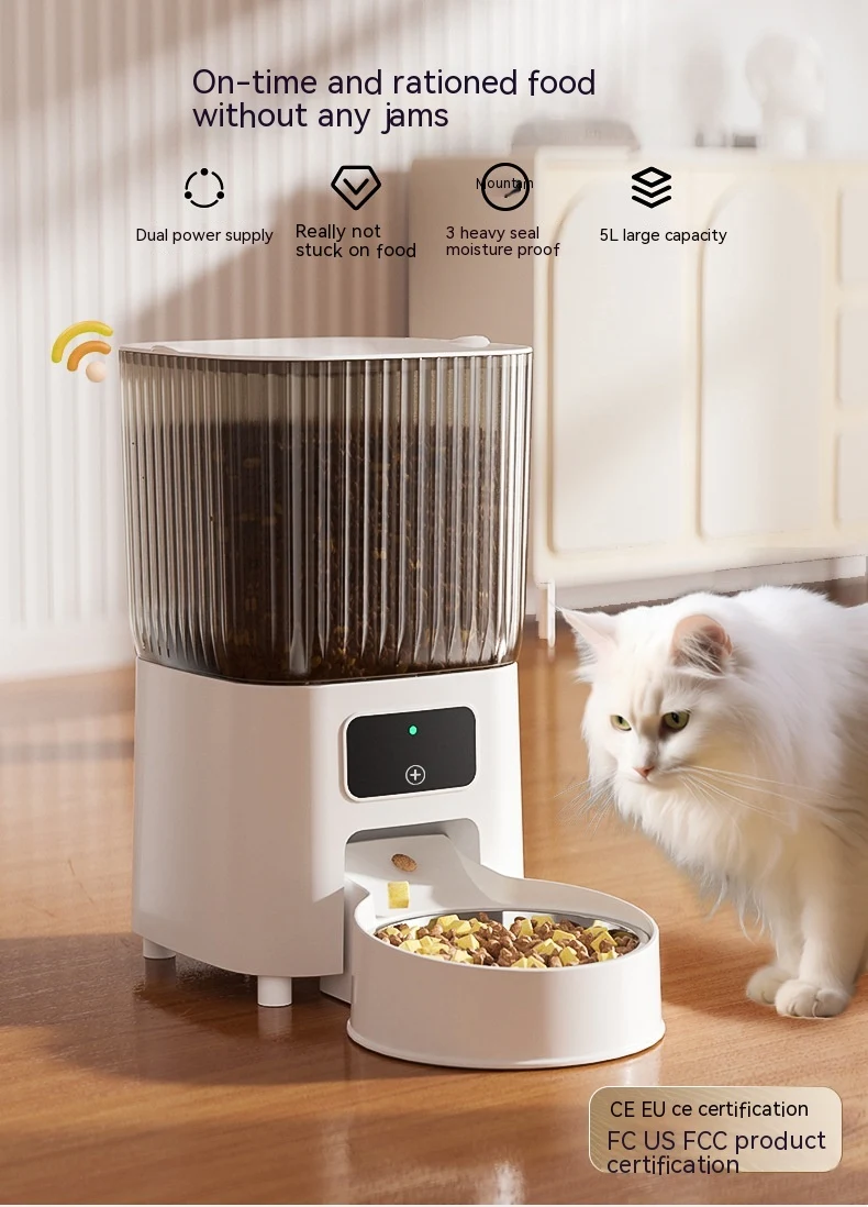 Title 23, Automatic Pet Feeder Cat Intelligent Remote Con...