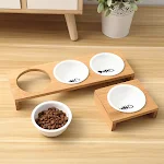 Comedouros e tigelas de moda para gatos e cães Design elegante e prático para alimentação confortável e um ambiente bonito para seu pet. — foto 1