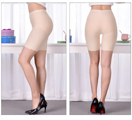 Title 1, High Waist Ice Silk Seamless Outer Wear Plus-si...