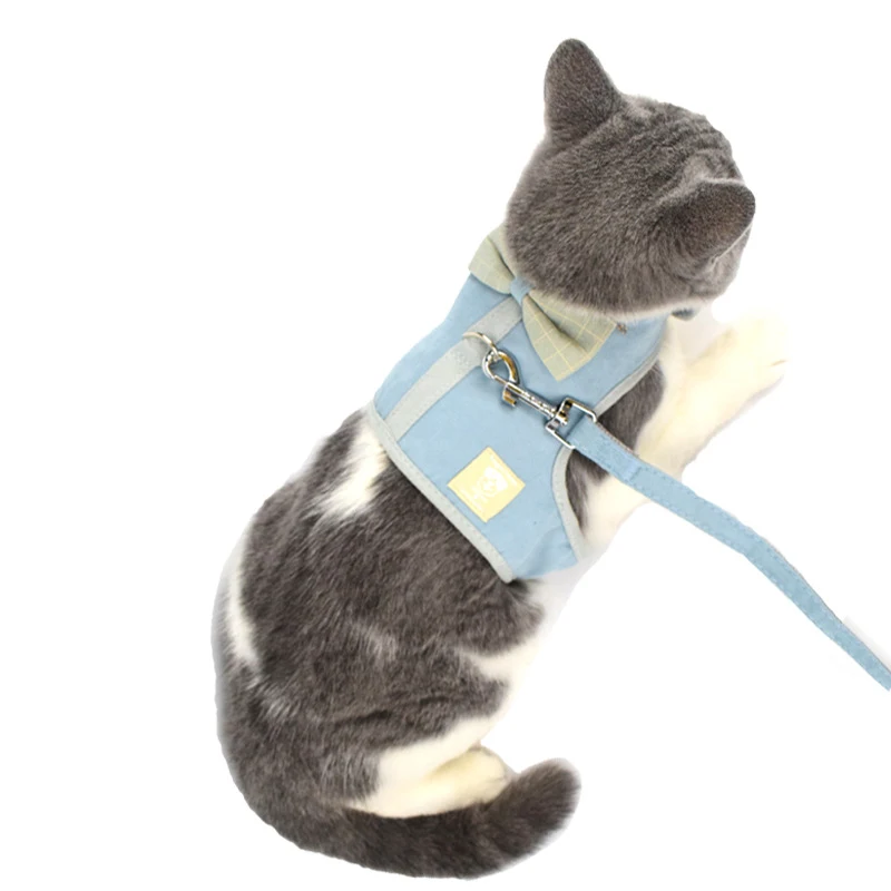 Korean Style Grid Pet Harness for Small and Medium Dogs Vest Dog Hand Holding Rope Pet Products Factory Wholesale — photo 8