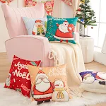 Capa de almofada de Natal para sofá de casa, decore sua sala de estar com esta capa festiva e crie um ambiente aconchegante. — foto 1