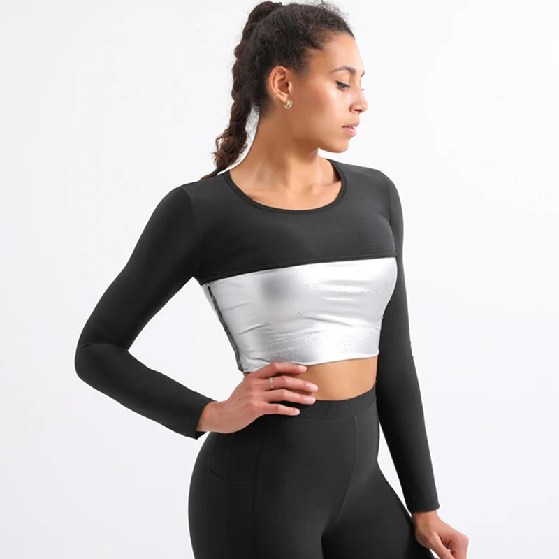 Title 2, Fato de moletom simples feminino fitness de man...