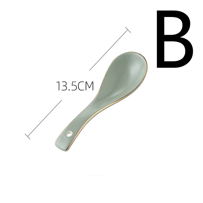 Title 6, Licht luxe keramiek servies set, grote borden e...