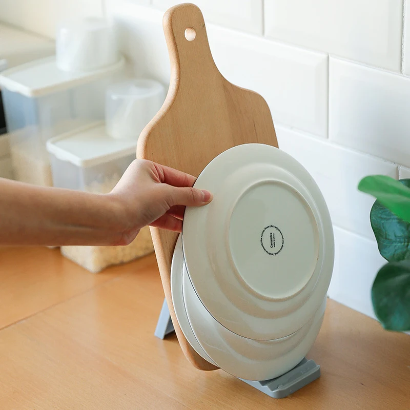 Title 4, Foldable Lid and Cutting Board Storage Rack Kee...
