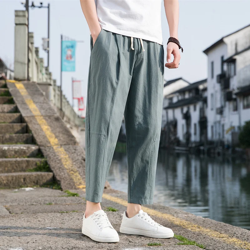 Men's Summer Casual Loose Pants. Comfortable, breathable pants perfect for warm weather. Enjoy relaxed style and freedom — photo 1