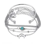Bracelete turquesa da cadeia de contas da lua — foto 5