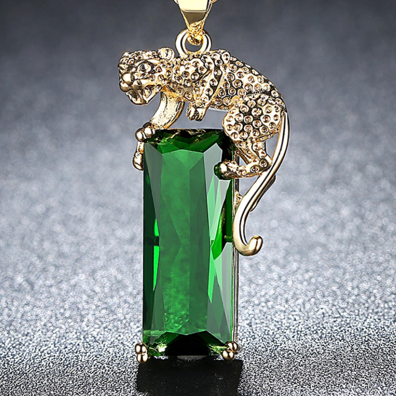 Ciondolo leopardo d'oro — foto 1