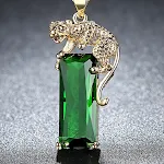 Ciondolo leopardo d'oro — foto 1