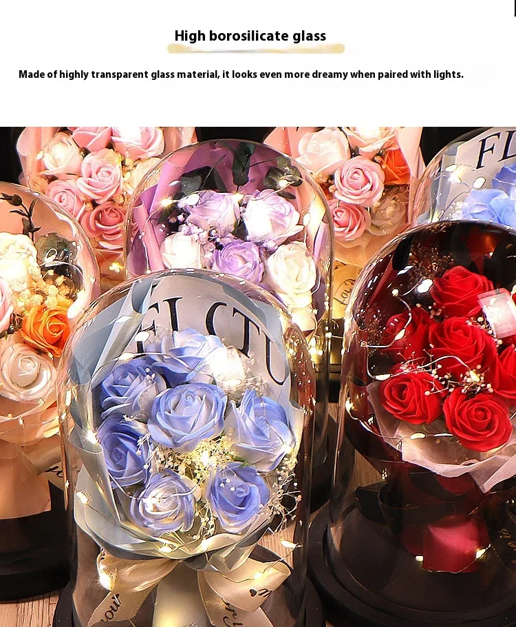 Title 2, Luminous Rose Glass Cover Finished Product for ...