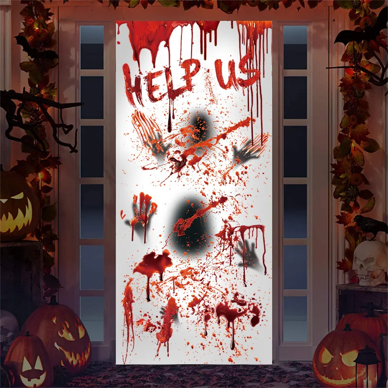 Adesivo eletrostático para vidro de terror Aranha Morcego Decoração de Halloween Assuste seus convidados! Fácil aplicação e reutilizável. — foto 4