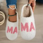 MAMA Christmas Gift Plush Cotton Slippers, ultimate comfort and warmth for Mom. Soft, cozy slippers perfect for relaxing — photo 4