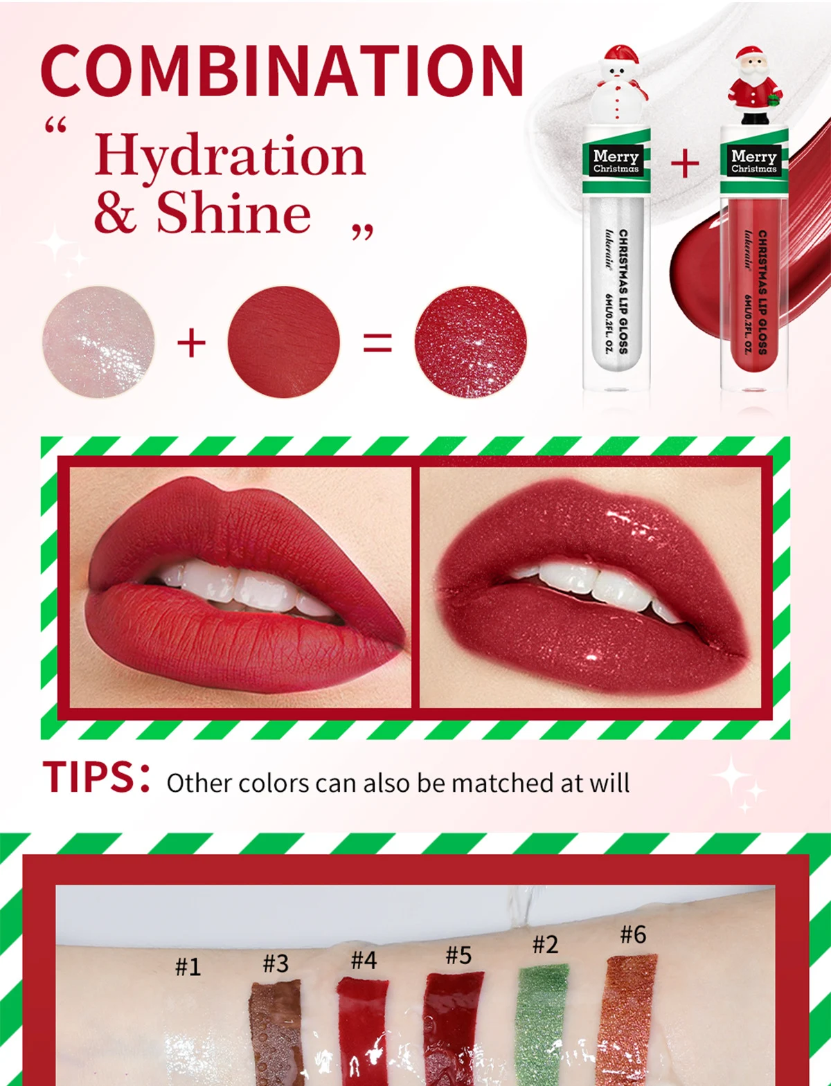 Title 2, Liquid Mouth Red Lip Gloss Set for luscious lip...