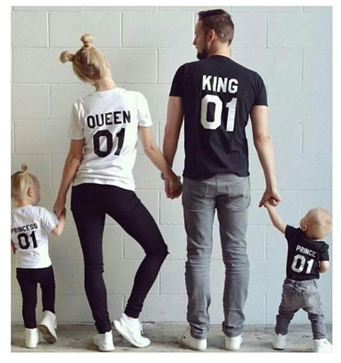 Camisetas para casais e filhos Roupa combinando para pais e filhos Conforto e estilo para momentos especiais em família Celebre a união familiar — foto 1