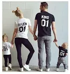 Camisetas para casais e filhos Roupa combinando para pais e filhos Conforto e estilo para momentos especiais em família Celebre a união familiar — foto 1