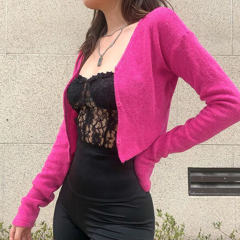 Title 32, Cardigan lavorato a maglia a maniche lunghe con...