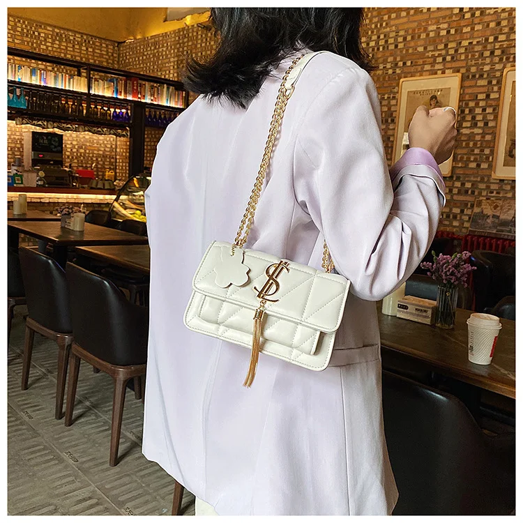 Title 6, Korean fringed shoulder bag for women, fashion ...