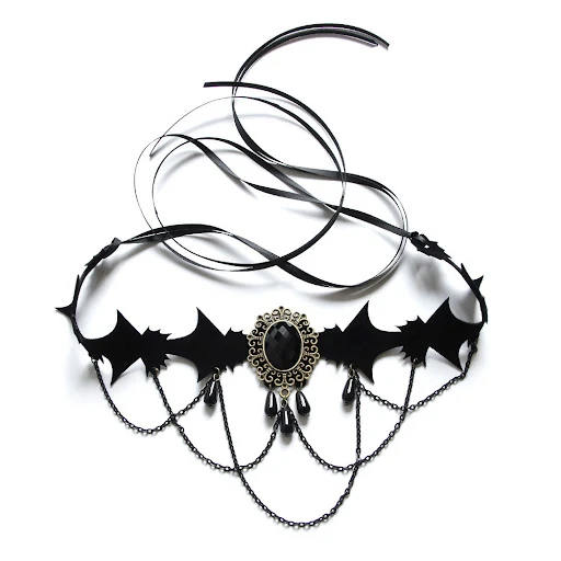 Title 6, Dames Halloween Formele Jurk met Kraagaccessoir...