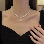 Colar de pérolas colorido para mulheres, design especial, adicione um toque vibrante e sofisticado ao seu visual, ideal para ocasiões especiais. — foto 10