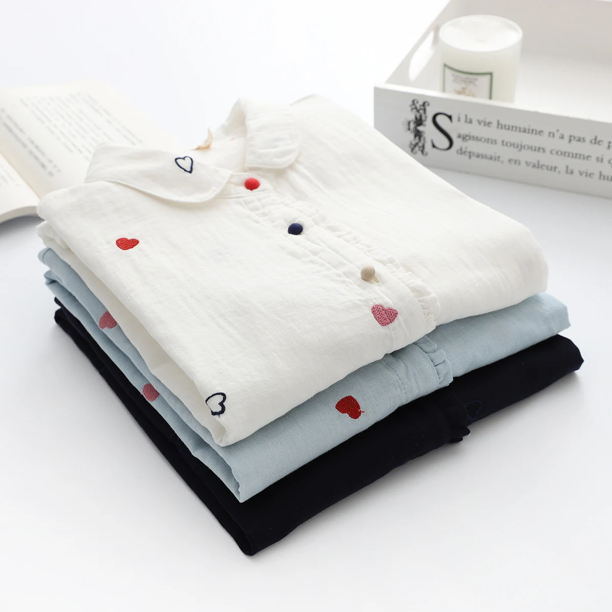 Title 7, Artistic Double-layer Cotton Yarn Doll Collar P...
