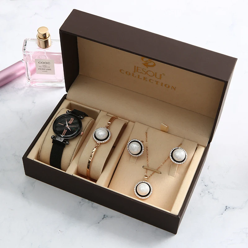 LUZ LUZUGH Ladies Quartz Assista a d'água Fashion Watch Watch Bracelet Breatel Gift Greet Conjunto — foto 6