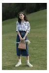 Blue skirt