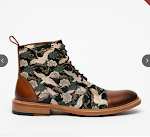 Botas Martin masculinas de primavera com salto baixo e cadarço frontal, cano baixo, sapatos para homens estilosos e confortáveis. — foto 2