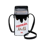 Torebka crossbody "pudełko po mleku" stylowa i funkcjonalna, idealna do codziennego użytku. Bezpieczne przechowywanie i modny design w jednym. — zdjęcie 1