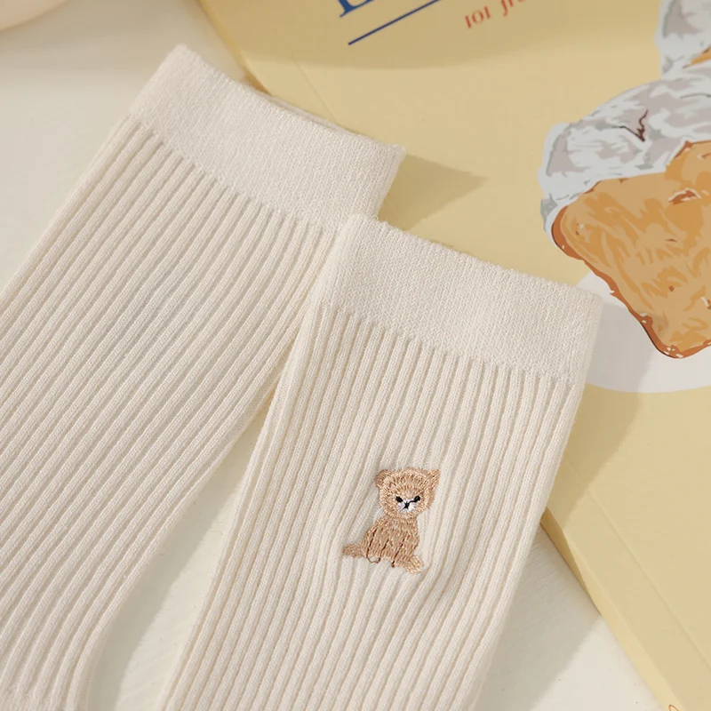 Title 5, Mid-calf Bear Vintage Stockings. Cozy, warm, an...